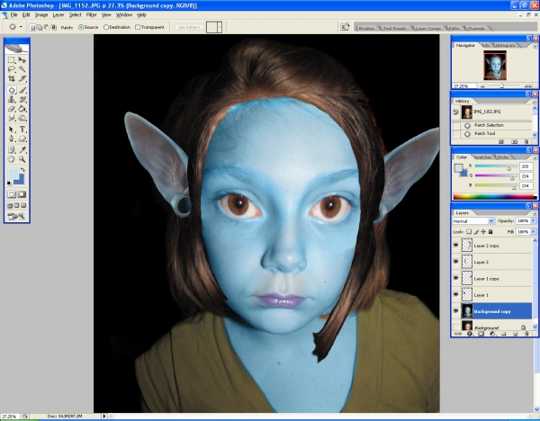 Creation of Avatar Mania: Step 2